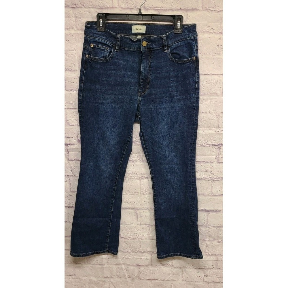 DL1961 Bridget Boot High Rise Bootcut Jeans Dark Indigo Blue Women's Size 31